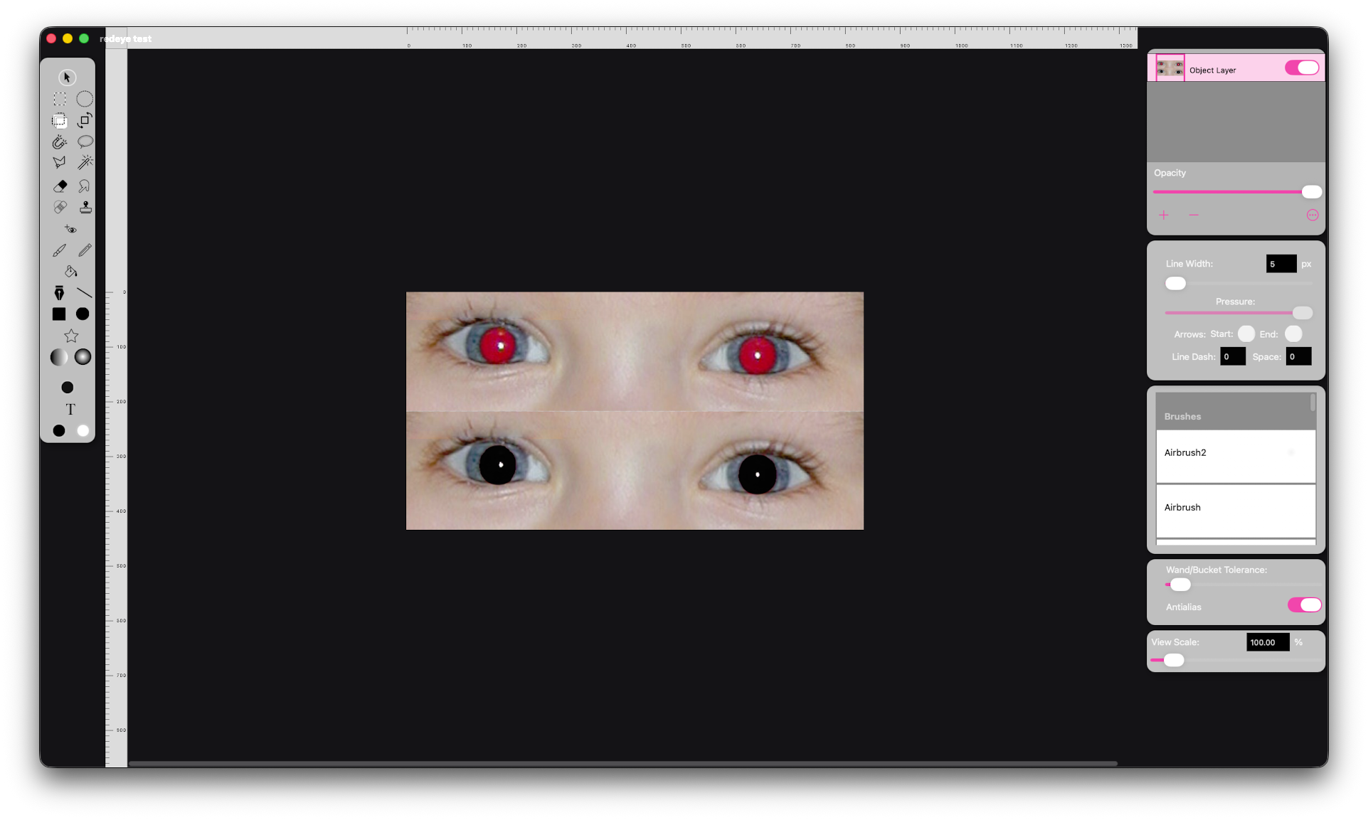 Genie Photo interface on Mac